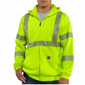 Men's Carhartt  High-Visibility Zip-Front Class 3 Sweatshirt